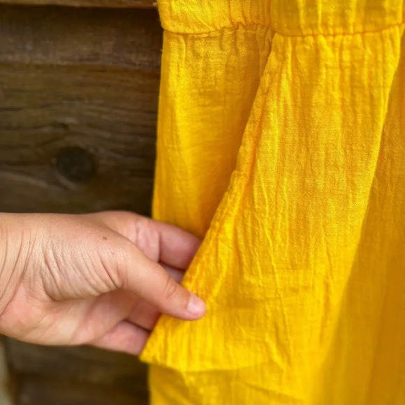 Vintage Yellow Romper - made in US - Cotton - Picture 5 of 5